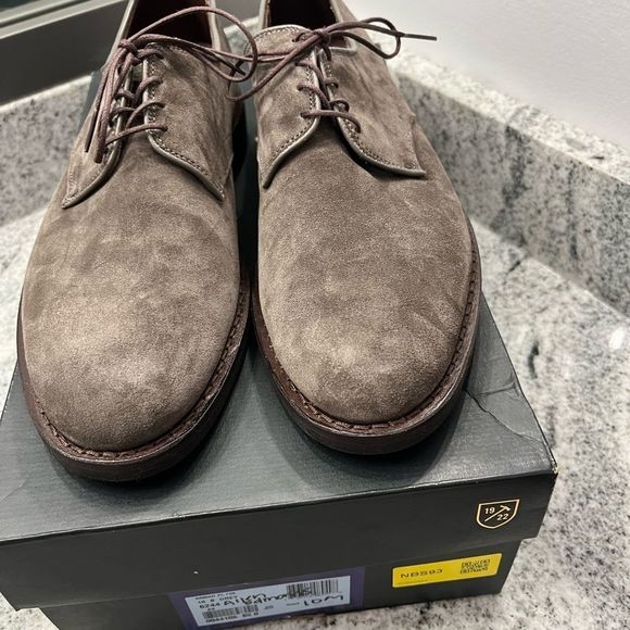 Allen Edmonds Gray Suede Oxfords main image 9